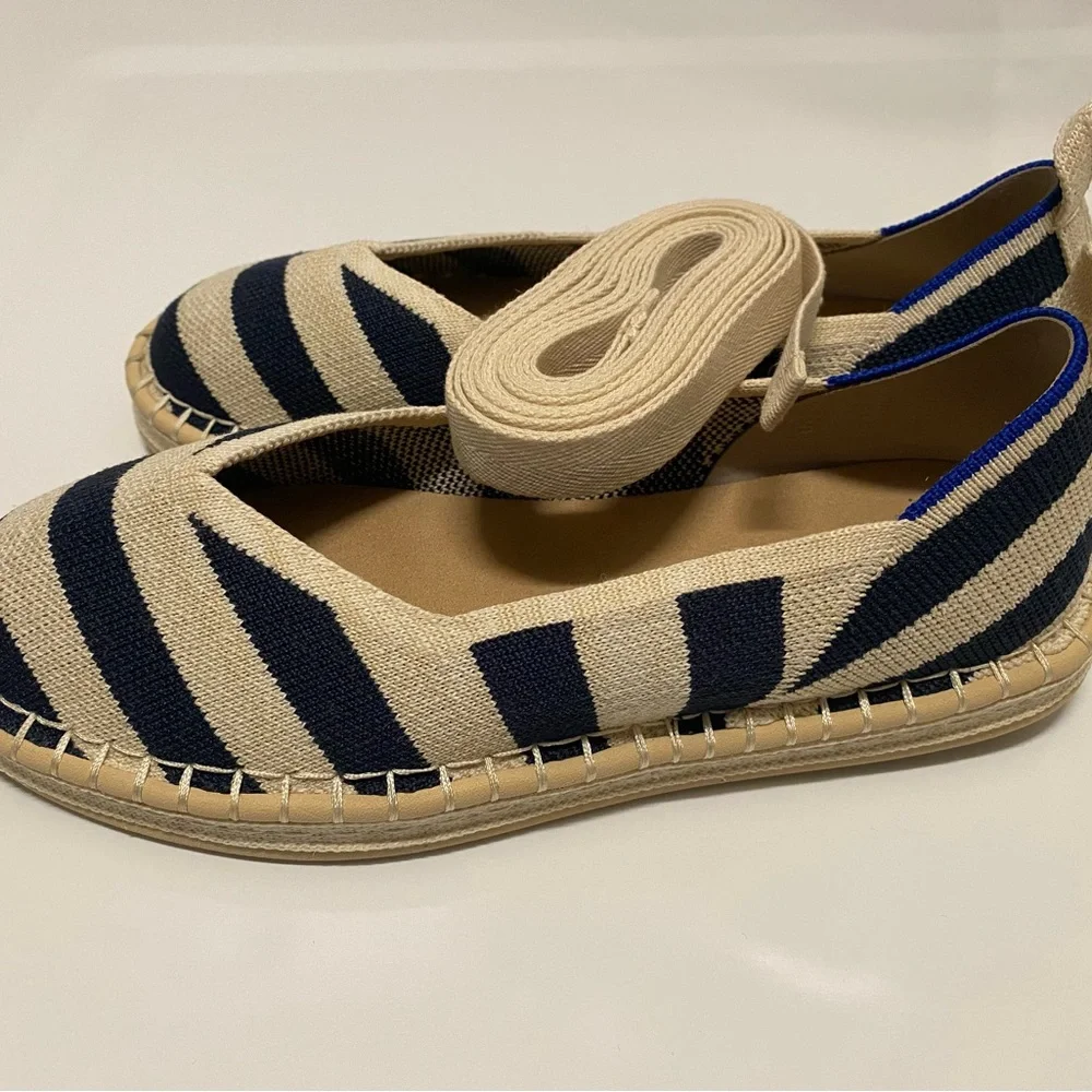 Rothy's Women's Blue and White Espadrilles - Picture 9 of 9
